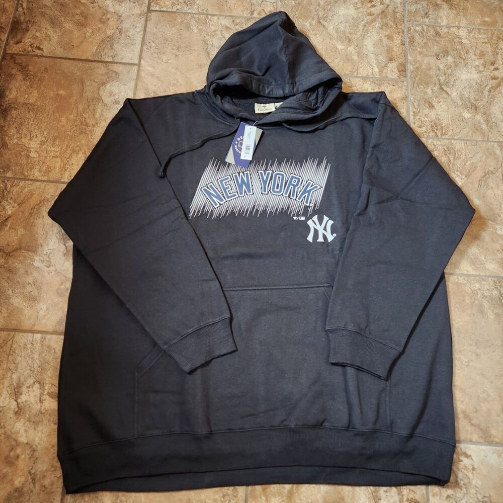 Fanatics New York Yankees Pullover Hoodie Men’s 4XL Black